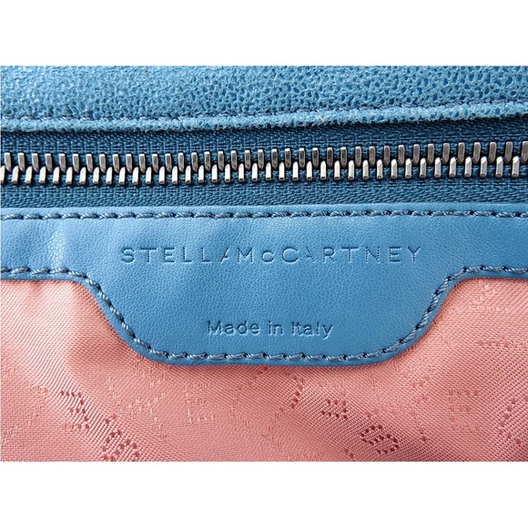 Stella McCartney Teal Chain-Embellished Shoulder Bag - Picture 14 of 16